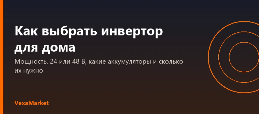 Как выбрать инвертор для дома: тип, мощность, 12/24/48 В и аккумуляторы