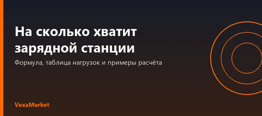 На сколько хватит зарядной станции: формула, таблица приборов и примеры
