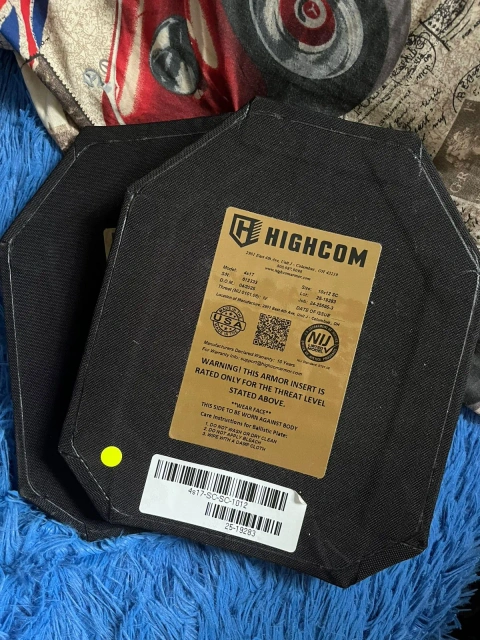 Бронеплити плити Highcom 4s17 10x12 комплект 2 шт