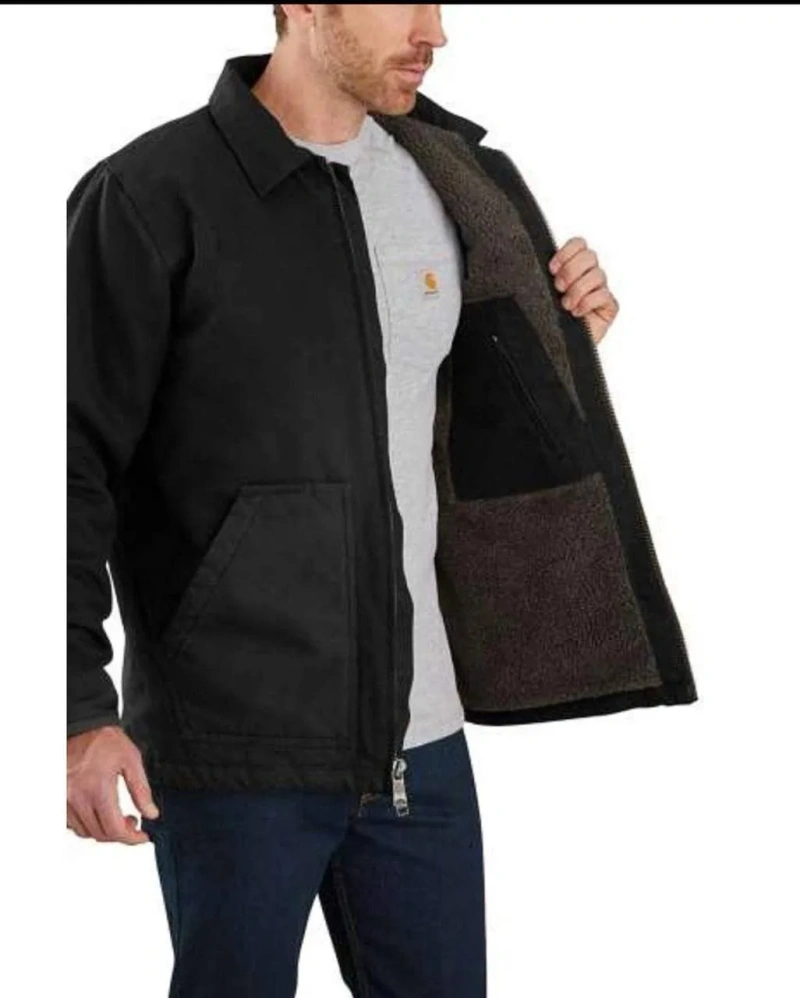Куртка Carhartt Ridge Coat Black L Sherpa Lined — фото 3