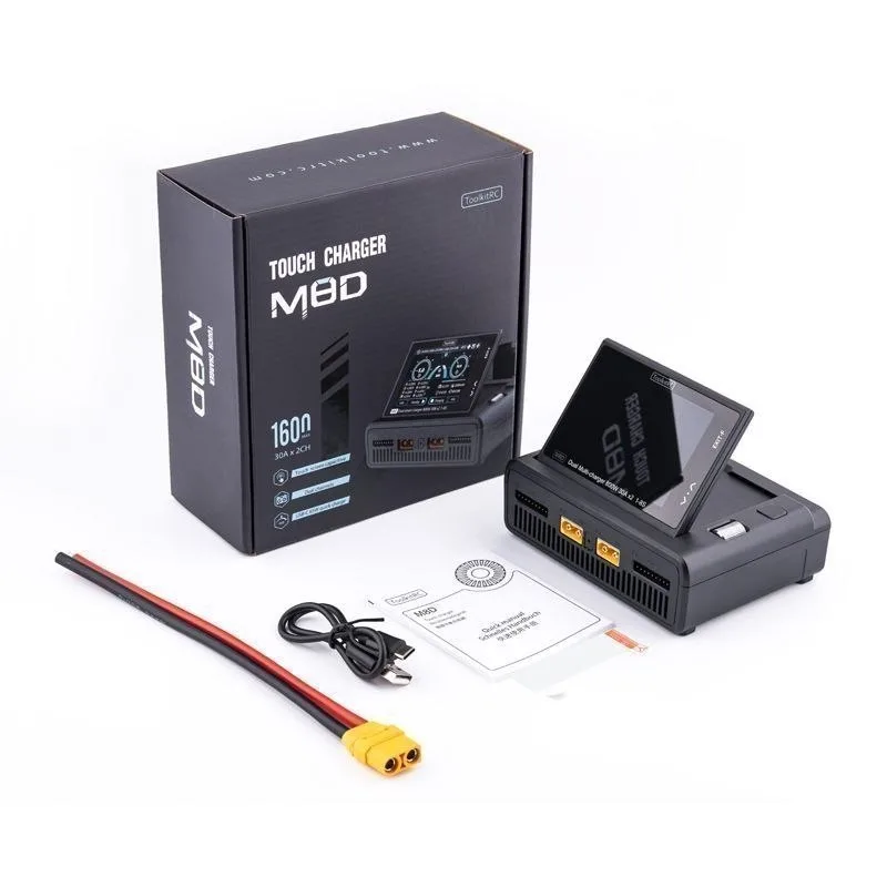 Зарядний пристрій ToolkitRC M8D Dual Port 8S 1600W — фото 2