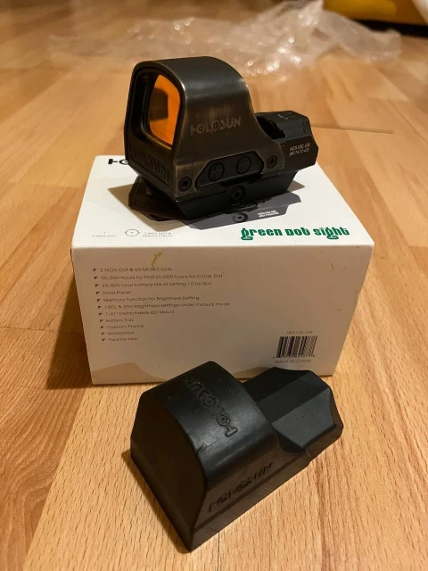 Коліматор Holosun HE510C-GR та кришка АК Fab Defense PDC