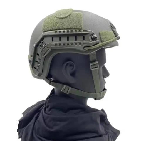 Шолом тактичний FAST NIJ IIIA M/L (Black/Coyote/Olive)