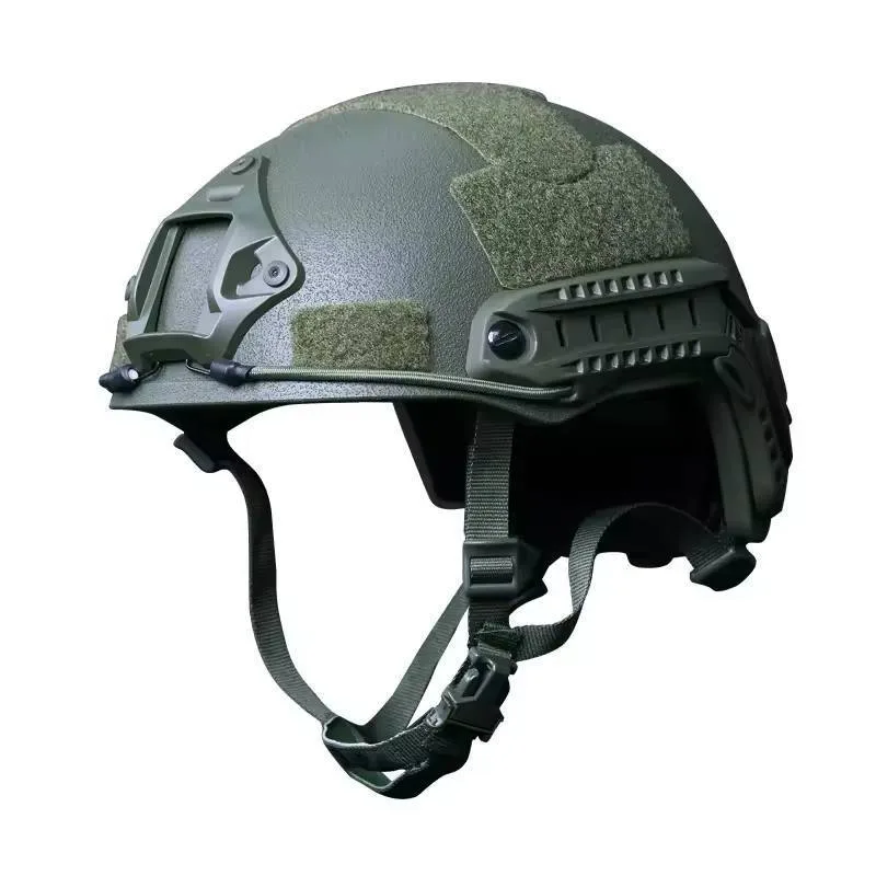 Шолом тактичний FAST NIJ IIIA M/L (Black/Coyote/Olive) — фото 4
