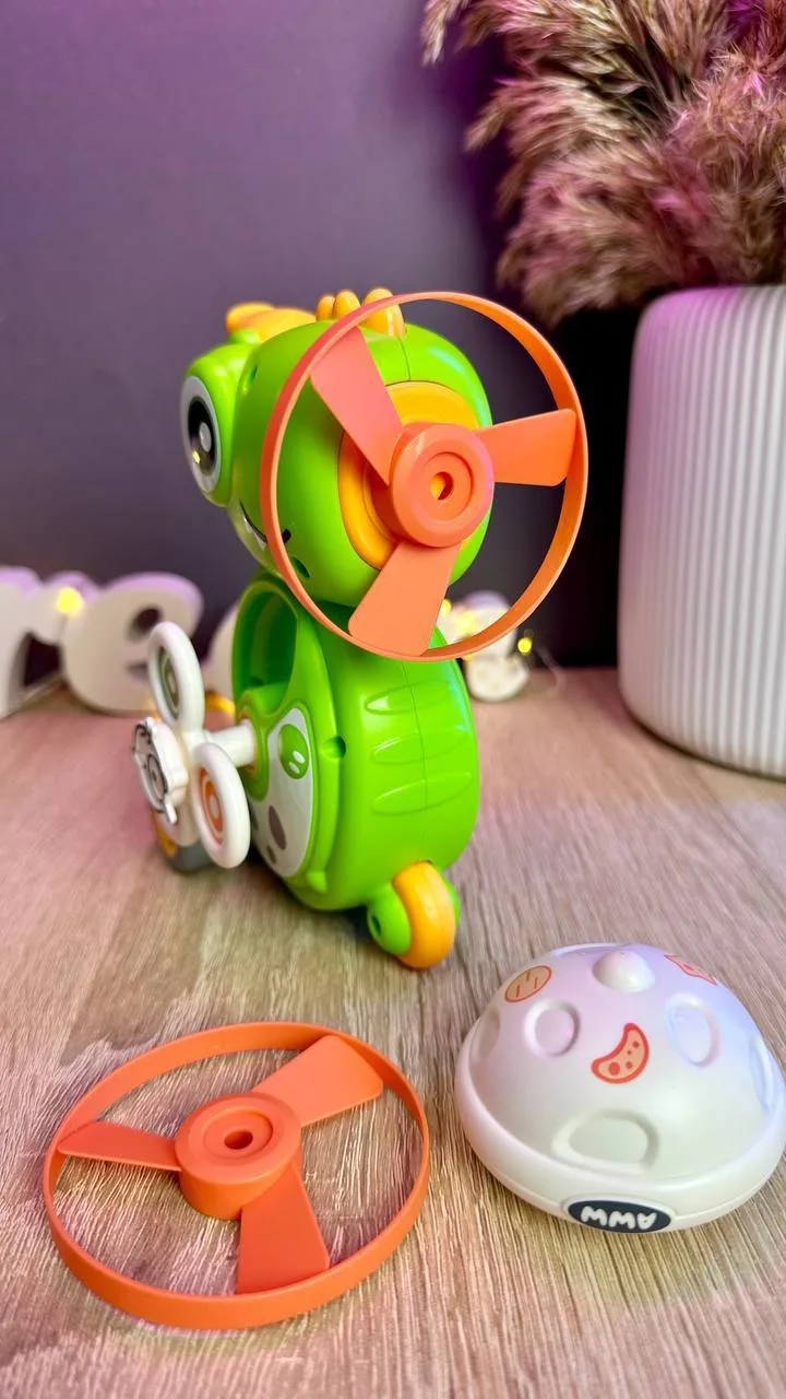 Дитяча іграшка Smart Creativity LZ 009-1 Динозаврик-запускач інерційний — фото 5
