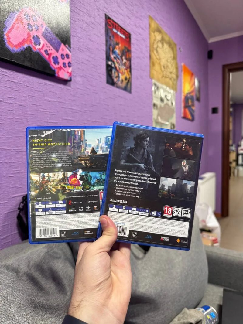 Набір ігор Sony PlayStation 4/5: The Last of Us Part II + Cyberpunk 2077 — фото 2