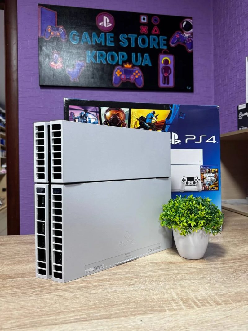Sony PlayStation 4 Fat 500GB Glacier White — фото 5