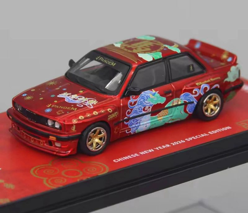 Inno64 BMW M3 E30 Chinese New Year Special Edition 1/64 — фото 4