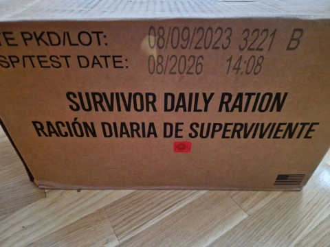 Сухпай MRE Survivor Daily Ration США (ящик 10 шт)