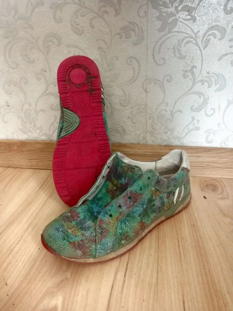 Кросівки Adidas 35 розмір (22 см) сині — фото 4