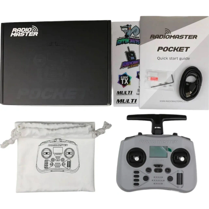 Пульти Radiomaster TX16S MK3 Black, Pocket Crush, T8L Gray — фото 2
