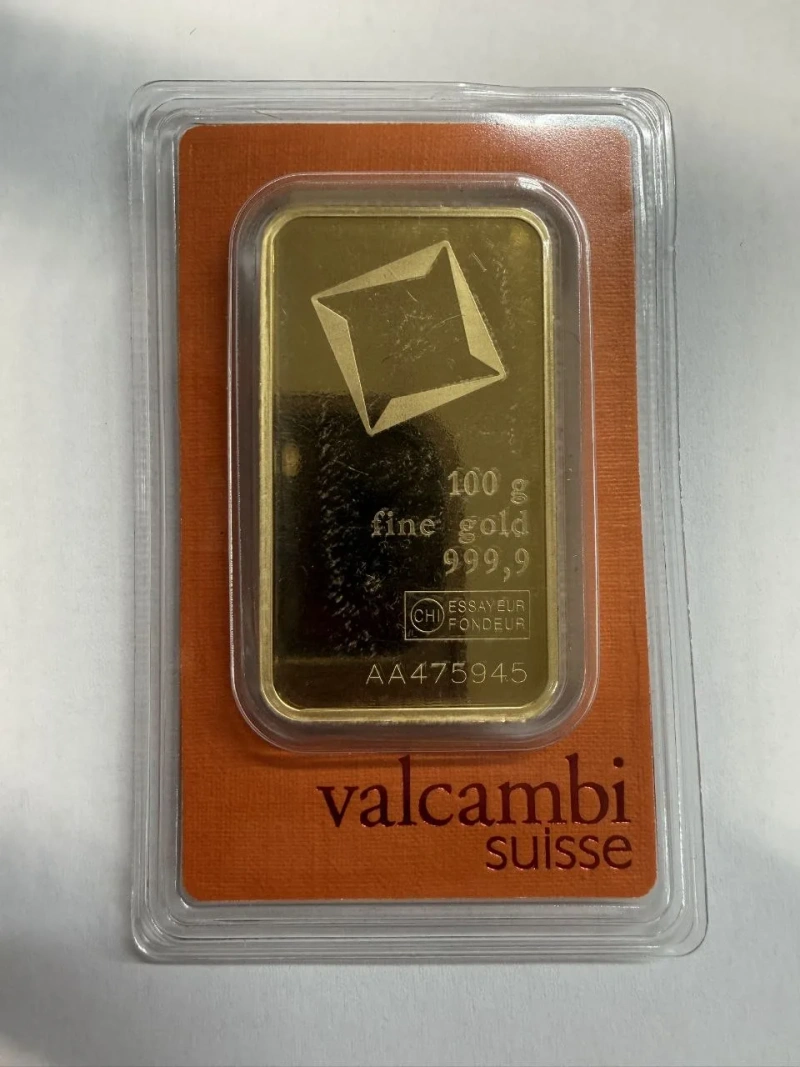 Золоті зливки 100г, 50г, 31.1г (The Perth Mint, Credit Suisse, Valcambi, Umicore) - Пошкоджена упаковка — фото 4