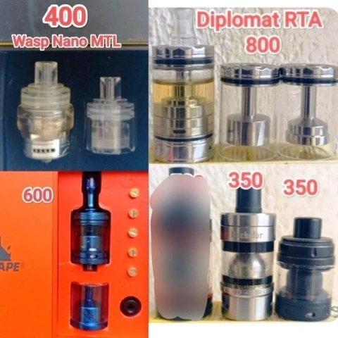 Вейп баки и дрипки Voopoo, GeekVape, Boro, Wasp Nano