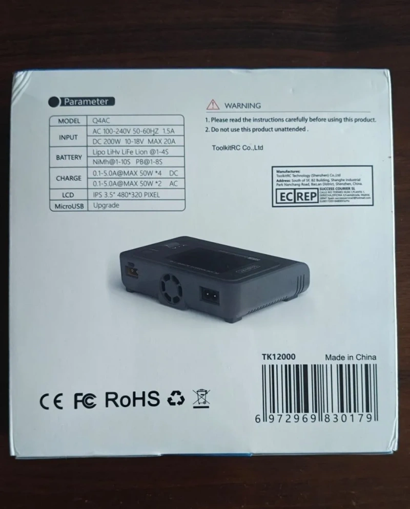 ToolkitRC Q4AC Quad smart charger — фото 2