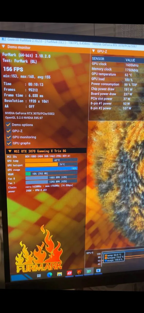 Видеокарта MSI GeForce RTX 3070 GAMING TRIO — фото 2