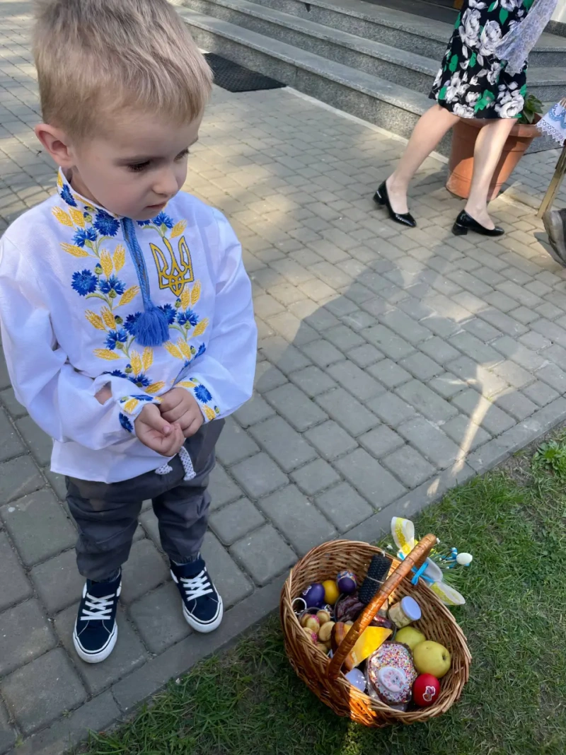 Детская вышиванка для мальчика/девочки на 4-6 лет — фото 3