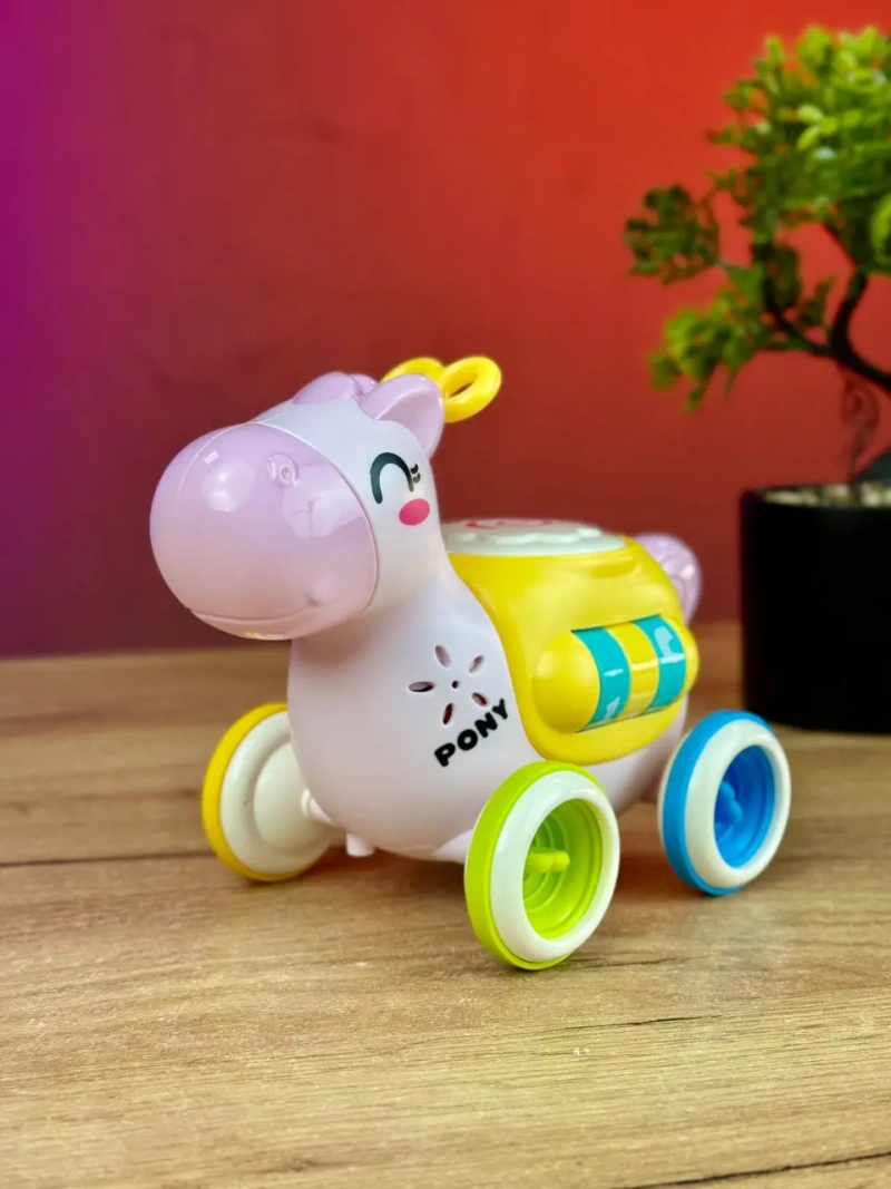 Музыкальный "Диво-коник" WToys 56772, озвучка украинской мовой, подсветка, развивающая игрушка — фото 3