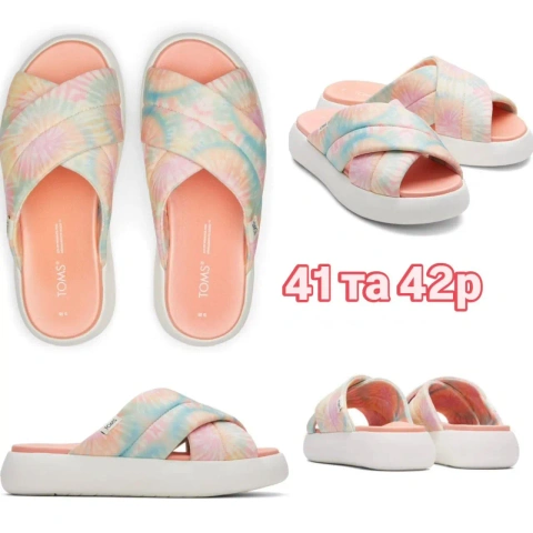 Шлепки Toms женские 41, 42 размер