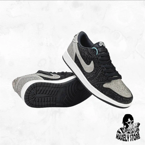 Nike Air Jordan 1 Swarovski Stealth