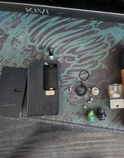 Dotaio v2 Nero Limited Edition By Dotmod Vape + Spot RBA EVL Vapors