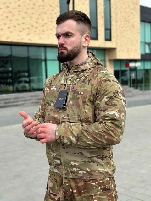 Літня куртка штормовка вітровка Multicam