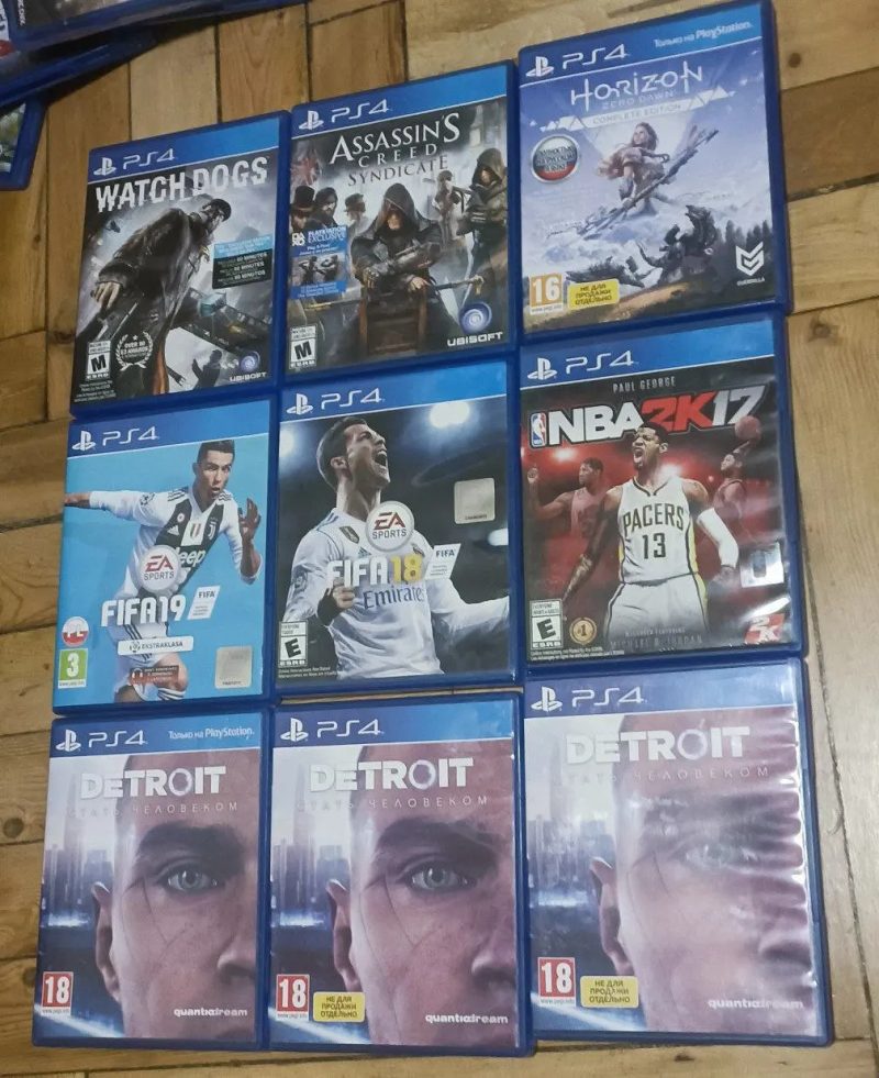 Комплект ігор PS4 (14 дисків) Detroit, FIFA, Horizon, Uncharted та інші — фото 2