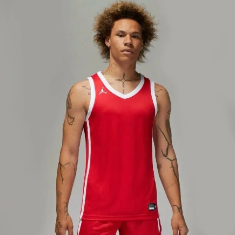 Nike Jordan Майка спортивная мужская красная размер S