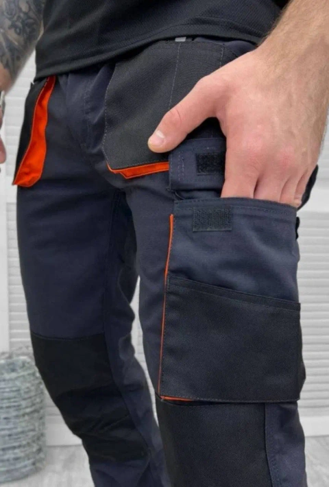 Рабочие штаны for eco orange Польша размеры 46-62