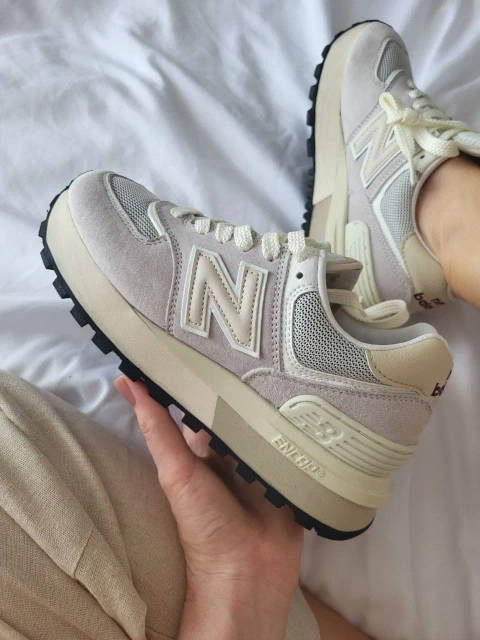 New Balance 574 Beige Замша Вьетнам