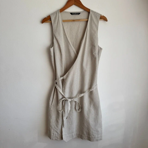 Arc'teryx Vaseux Linen Blend Wrap Dress M