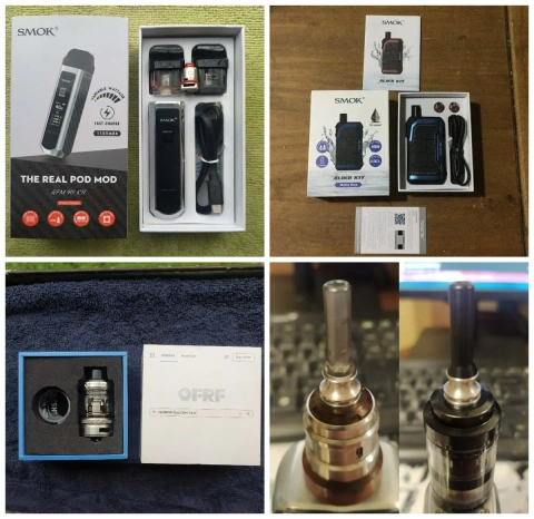 Вейпы Smok Alike, Smok RPM 40, OFRF и дрип-типы