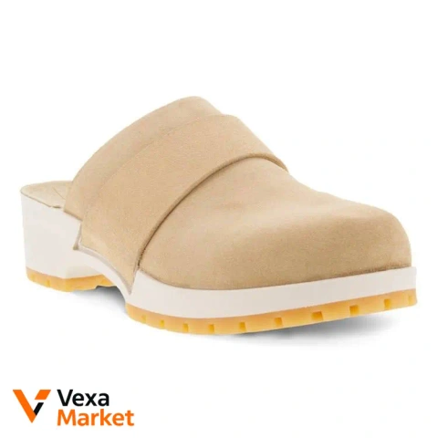 ECCO COMFORT CLOG женские замшевые бежевые