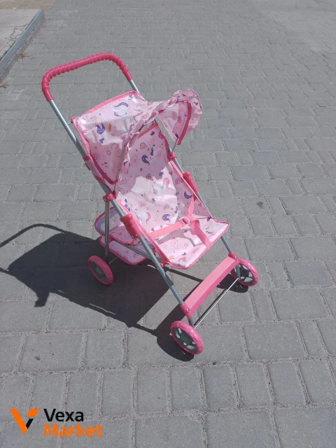 Іграшковий візочок для ляльок