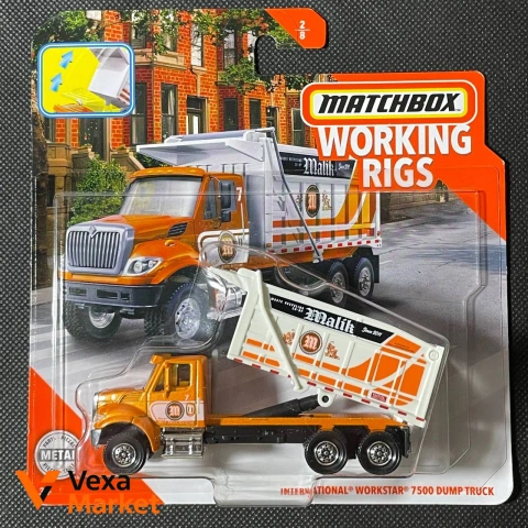 Matchbox Working Rigs International Workstar 7500 Dump Truck