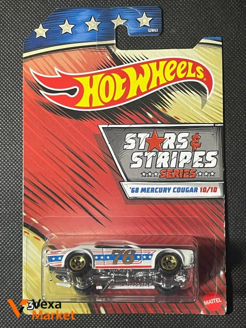 Hot Wheels '68 Mercury Cougar Stars & Stripes Series 10/10