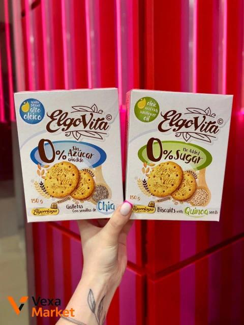 Печиво без цукру Elgo Vita чіа / кіноа 150г