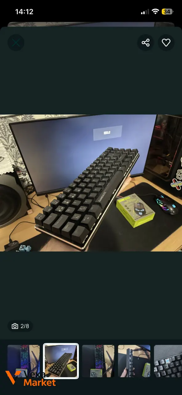 Комплект: механическая клавиатура с RGB подсветкой и игровая мышь — фото 2