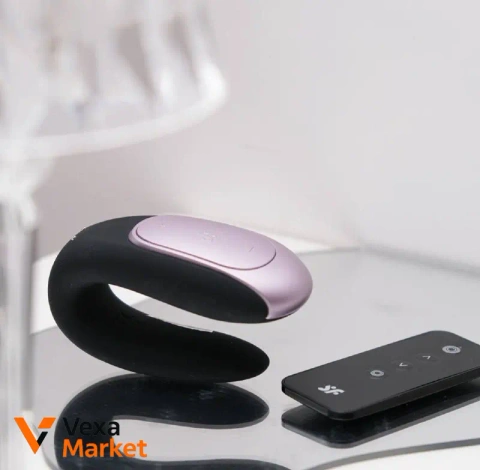 Парний смарт-вібратор Satisfyer Double Fun з пультом керування