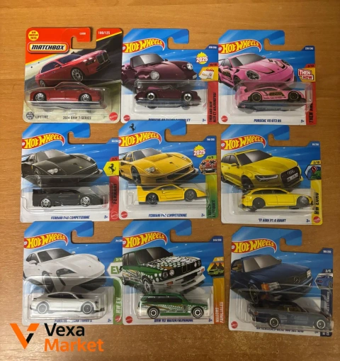 Коллекционные машинки Hot Wheels и Matchbox