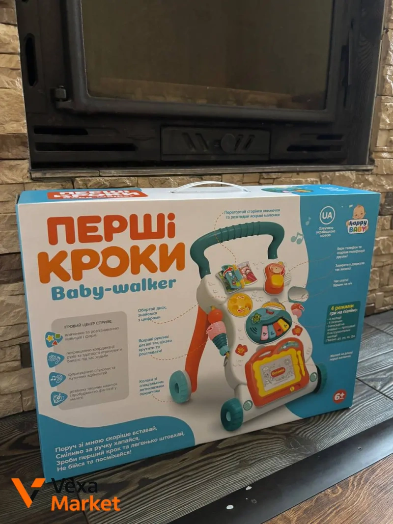Ходунки-каталка Перші кроки Baby-walker — фото 2