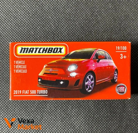Matchbox 2019 Fiat 500 Turbo 1:64