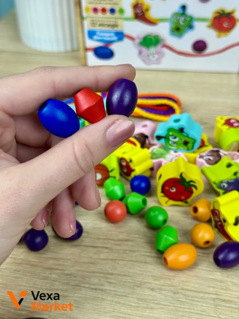 Шнурівка "Веселі фігурки" WToys — фото 3