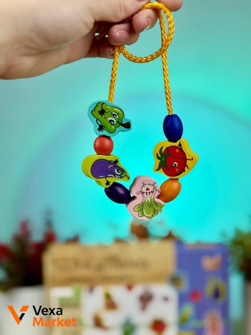 Шнурівка "Веселі фігурки" WToys — фото 4