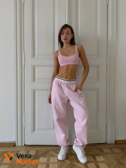 Nike Спортивный костюм женский розовый размер S