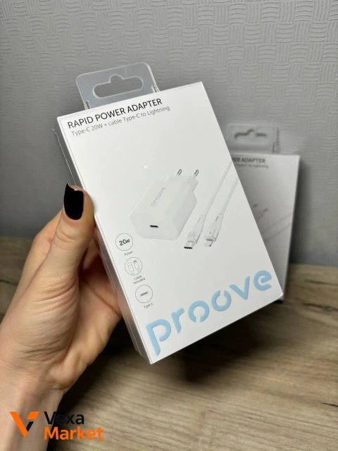 Proove Rapid Power Adapter Type-C 20W + Cable Type-C to Lightning