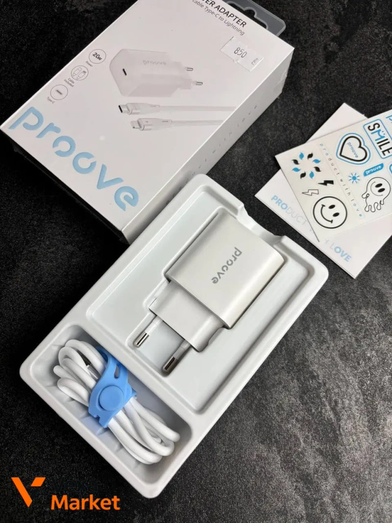 Proove Rapid Power Adapter Type-C 20W + Cable Type-C to Lightning — фото 2