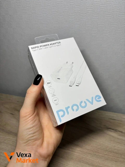 Proove Rapid Power Adapter Type-C 30W + Cable Type-C to Type-C