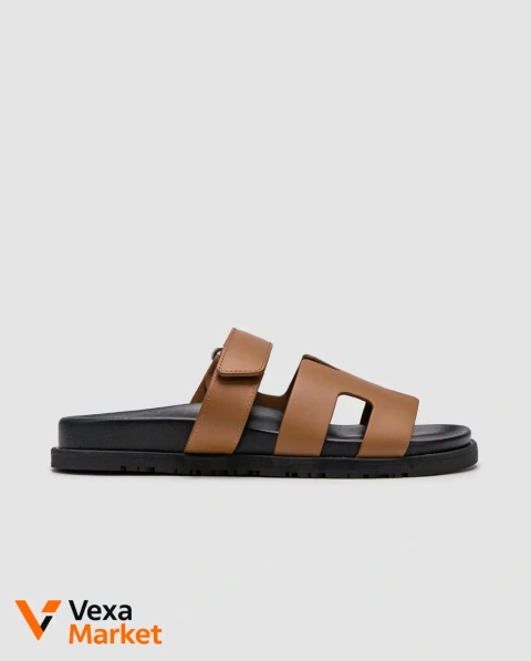 Hermes Chypre Sandals Naturel Calfskin