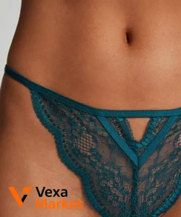 Комплект нижнего белья Hunkemoller бюстгальтер 75C трусы L — фото 4
