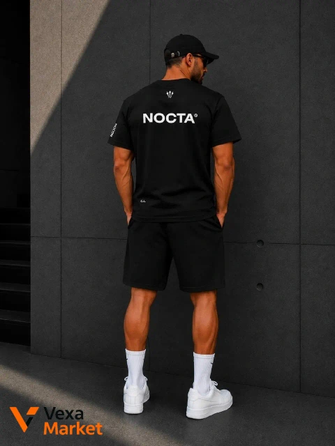 Комплект мужской Nike NOCTA, футболка и шорты, Турция, хлопок, размеры L-XXL
